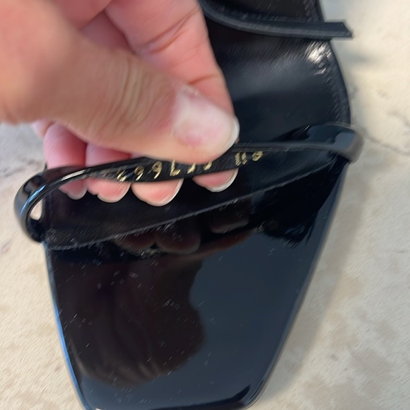 Saint Laurent OPYUM SANDALS IN PATENT LEATHER 38 - Picture 7 of 8